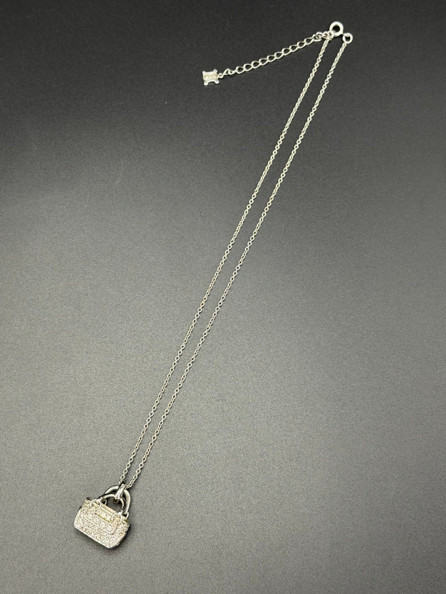 CELINE  Rheinstone Boogie Necklace