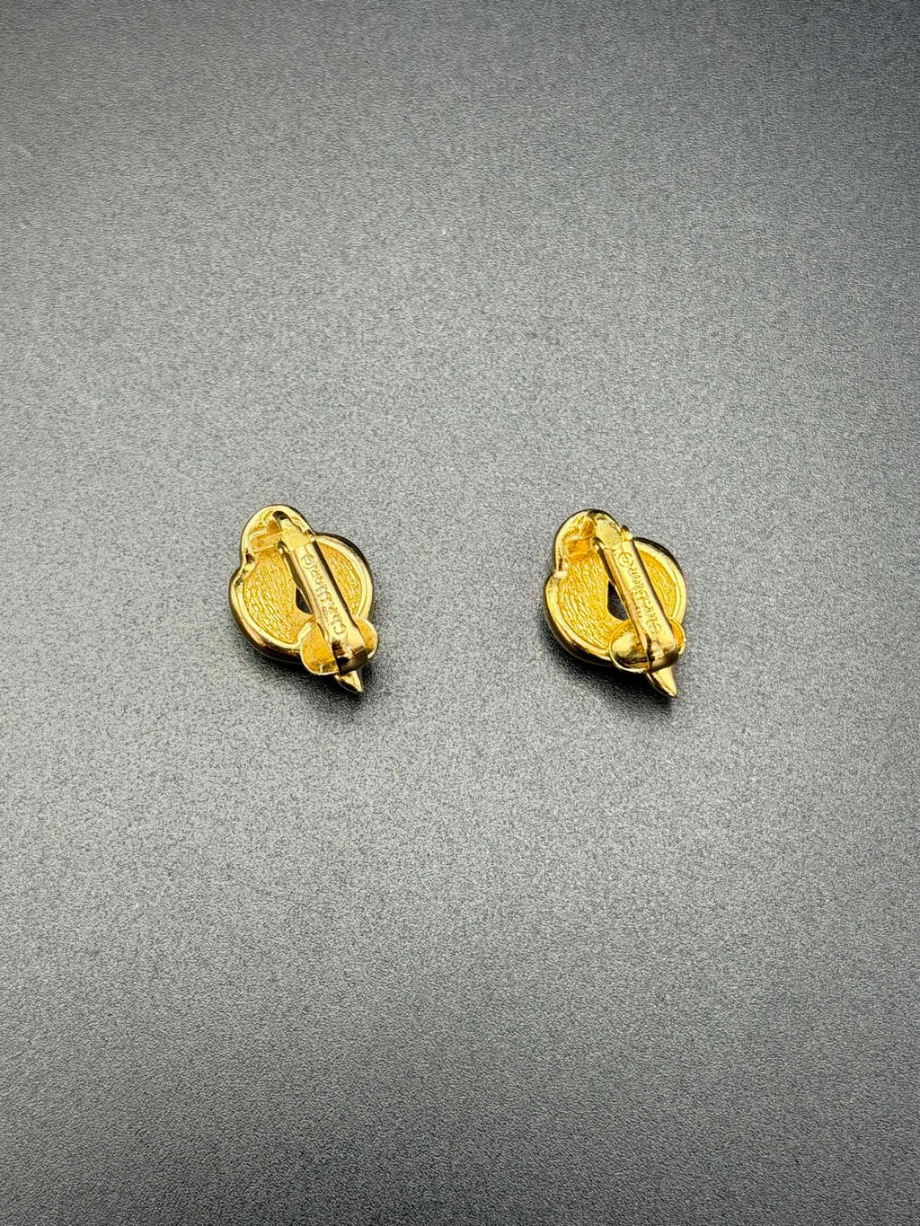 CHRISTIAN DIOR Rheinstone Clips On Earring