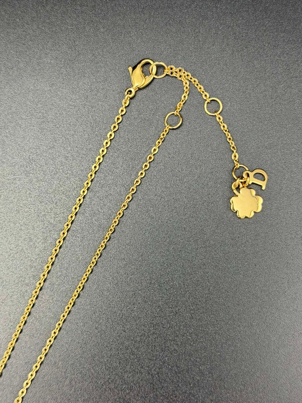 CHRISTIAN DIOR Clover Necklace