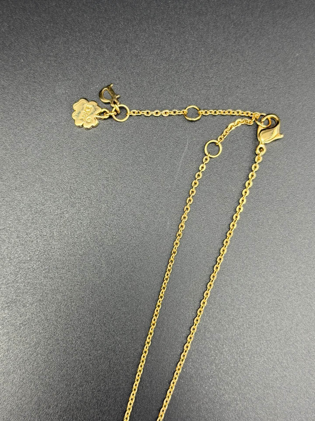 CHRISTIAN DIOR Clover Necklace