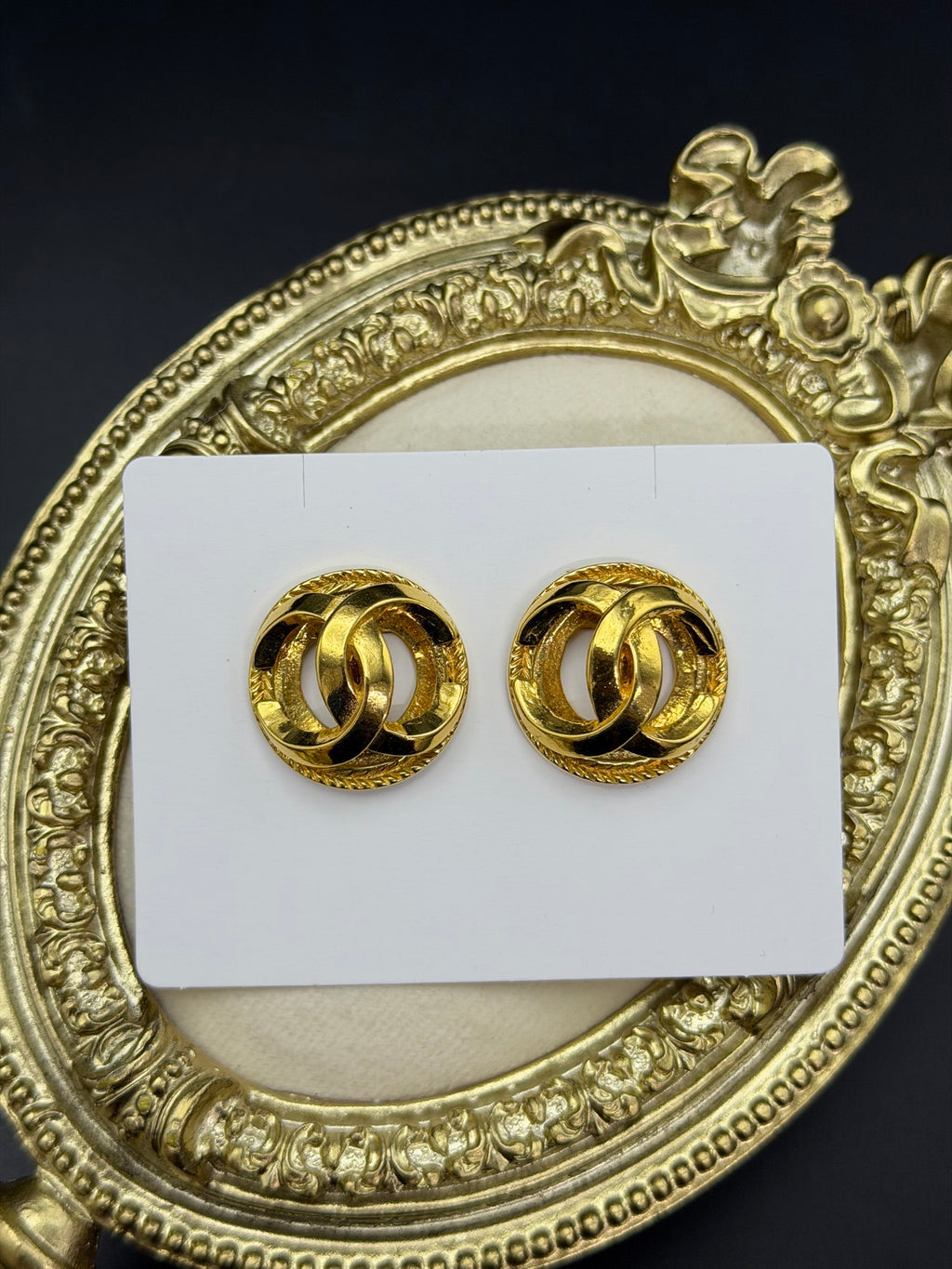 CHANEL Double-C Earring Clips On