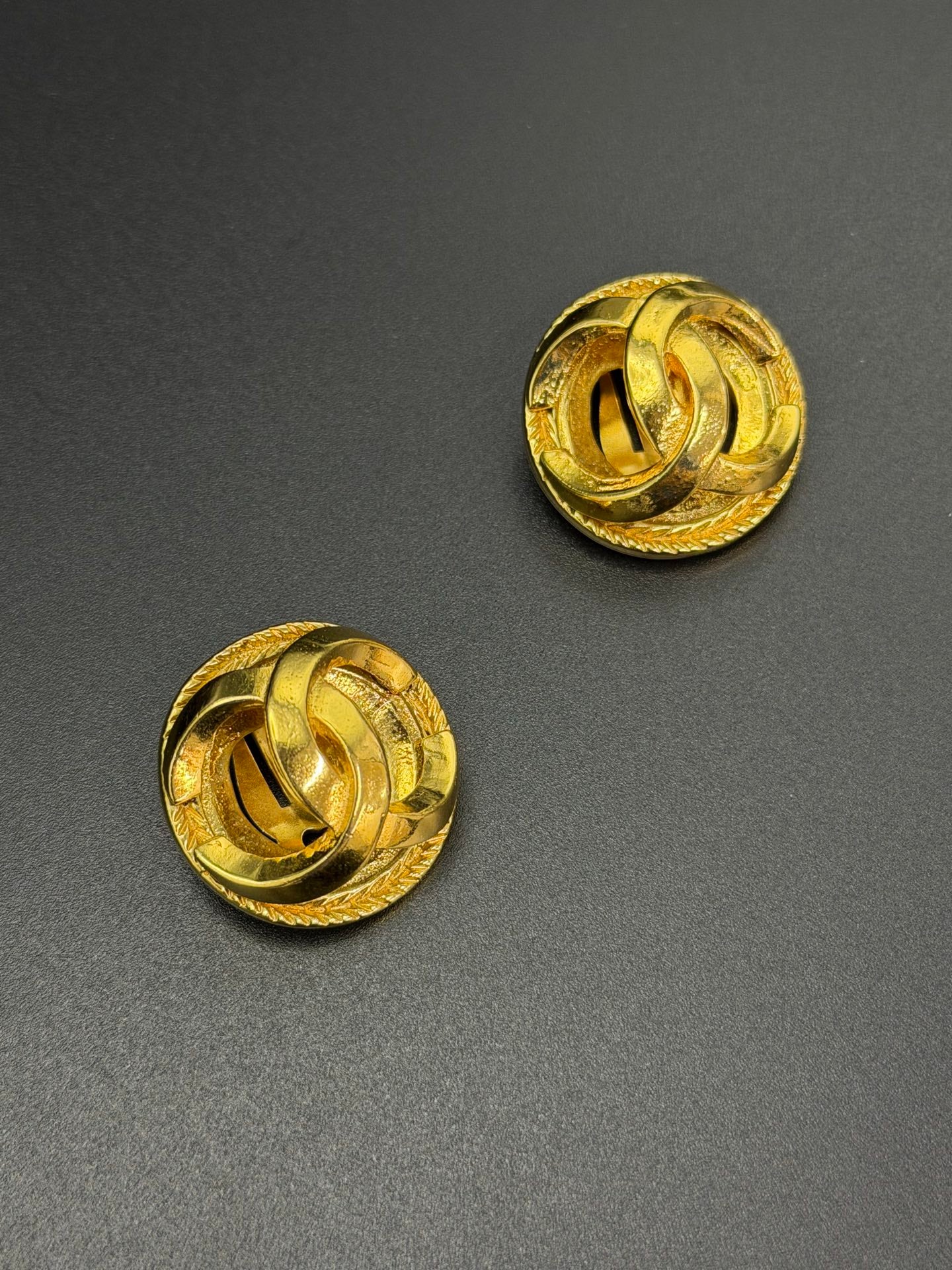 CHANEL Double-C Earring Clips On