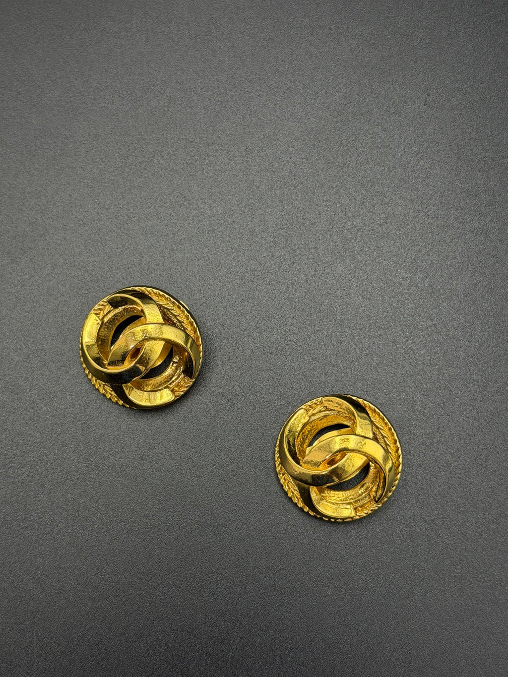 CHANEL Double-C Earring Clips On