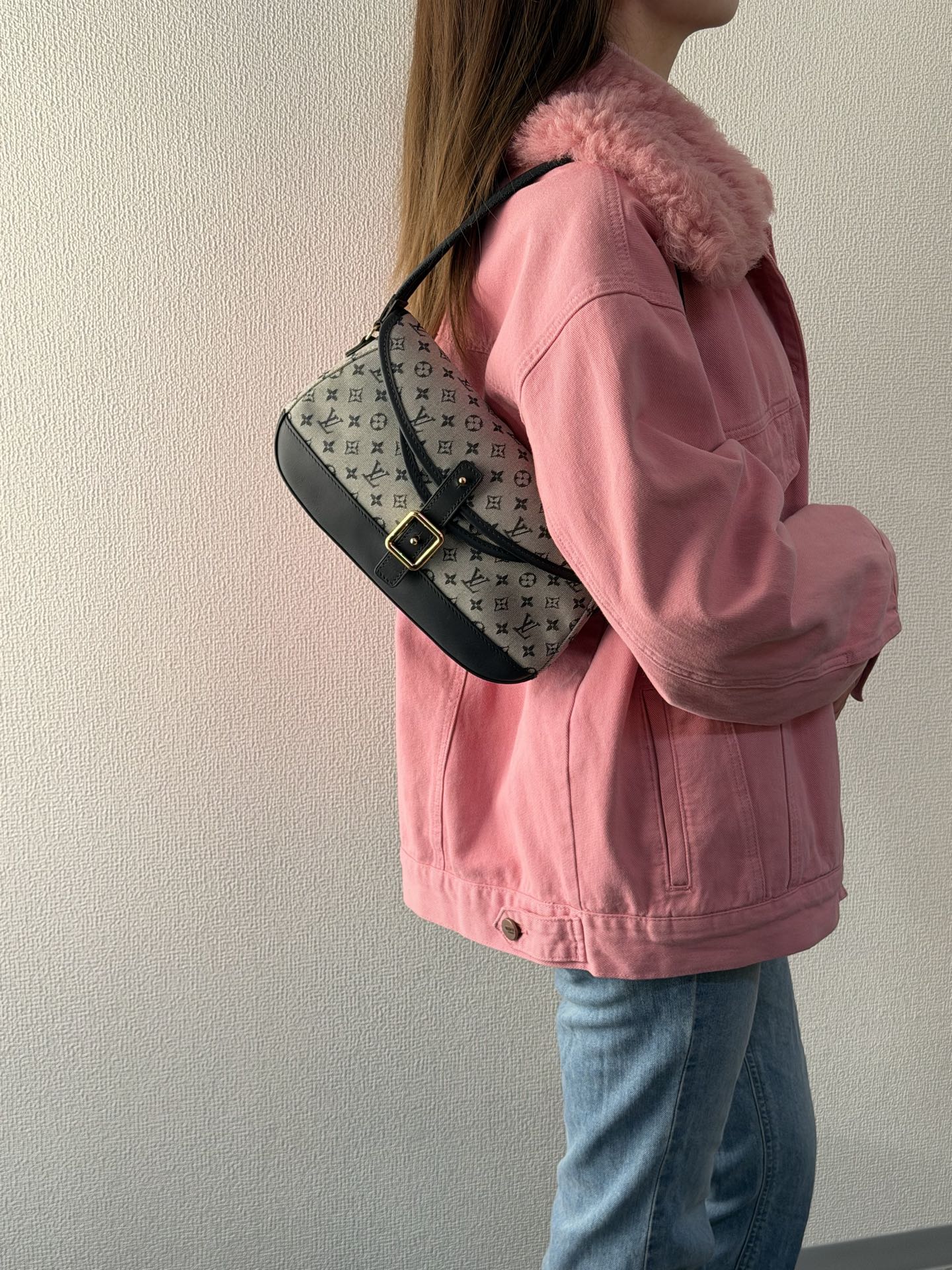 LOUIS VUITTON Denim Monogram Shoulderbag
