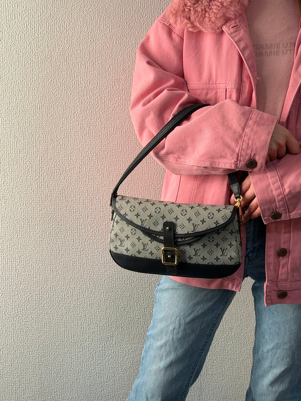 LOUIS VUITTON Denim Monogram Shoulderbag