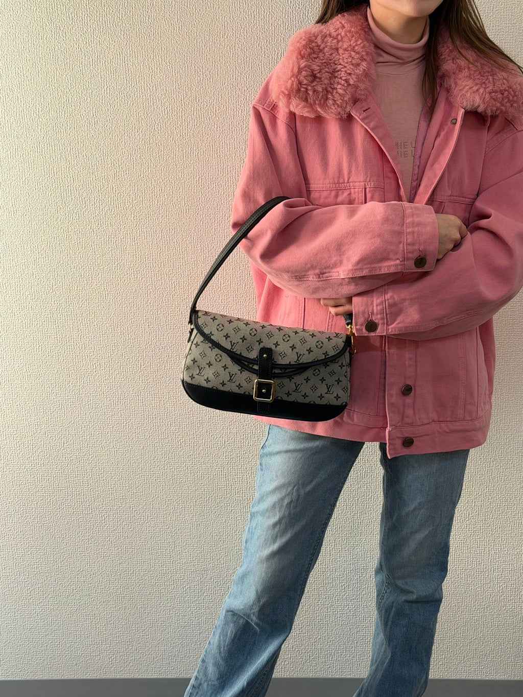 LOUIS VUITTON Denim Monogram Shoulderbag