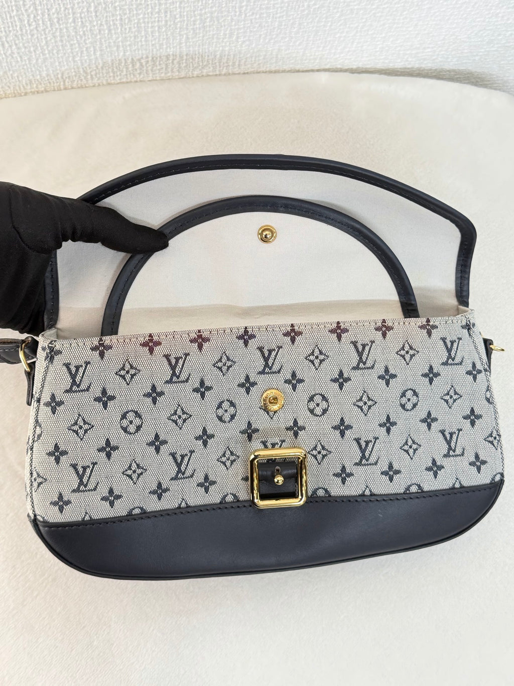 LOUIS VUITTON Denim Monogram Shoulderbag