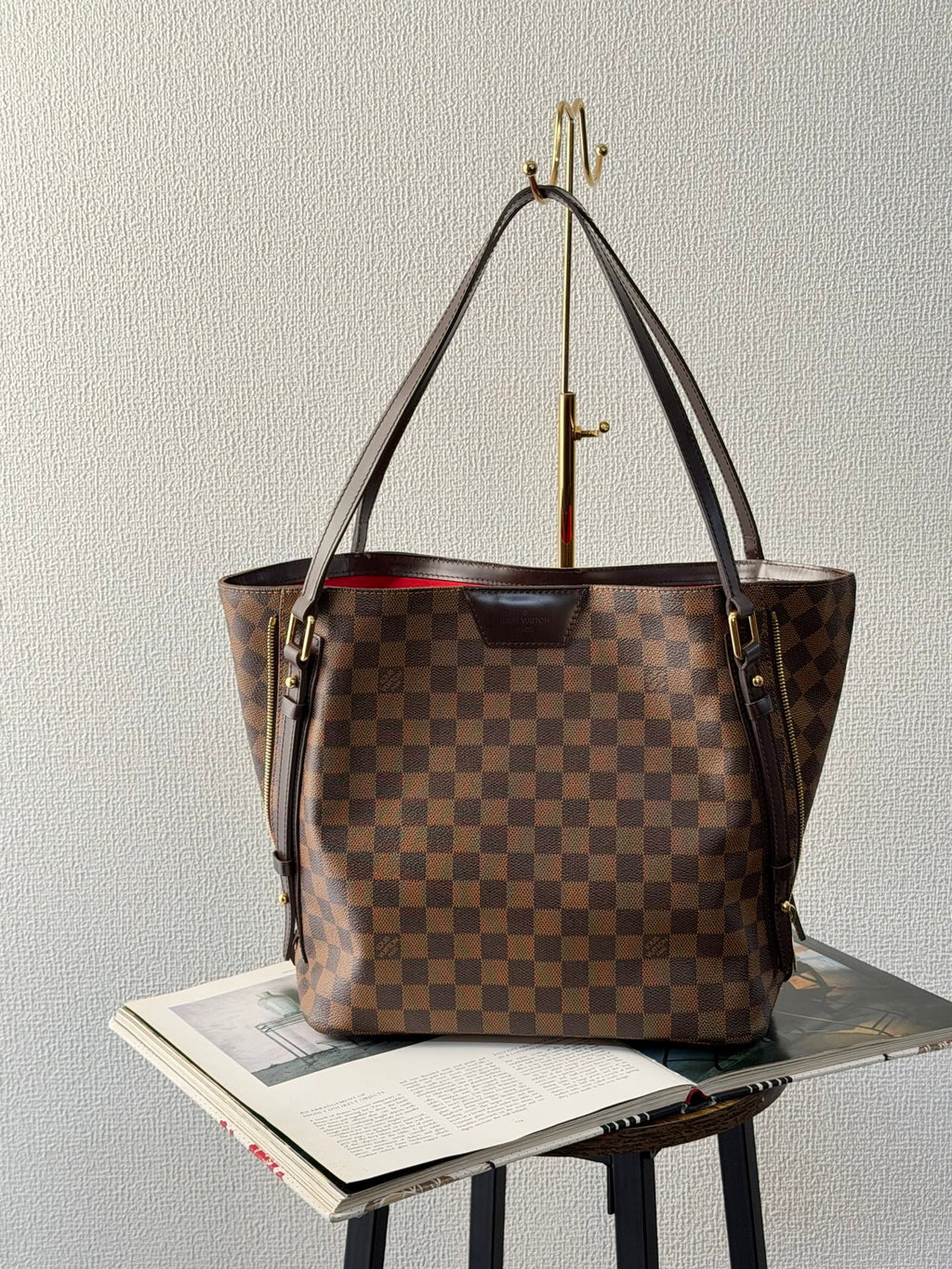 LOUIS VUITTON Damier Cabas Rivington Totebag