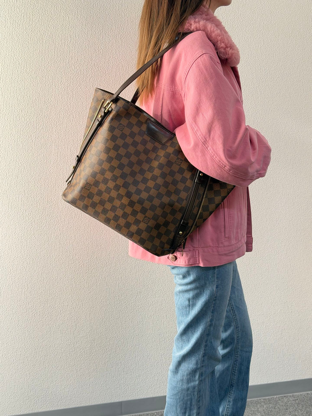 LOUIS VUITTON Damier Cabas Rivington Totebag