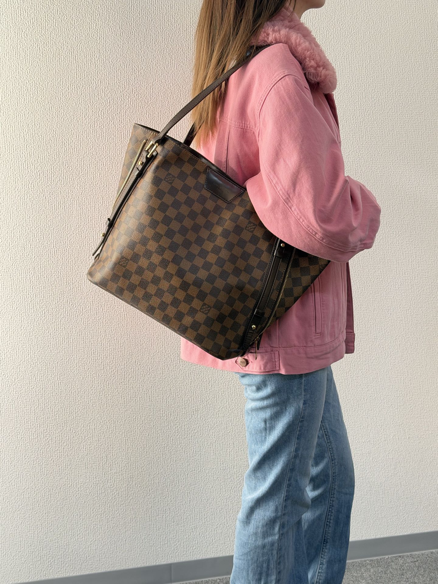LOUIS VUITTON Damier Cabas Rivington Totebag