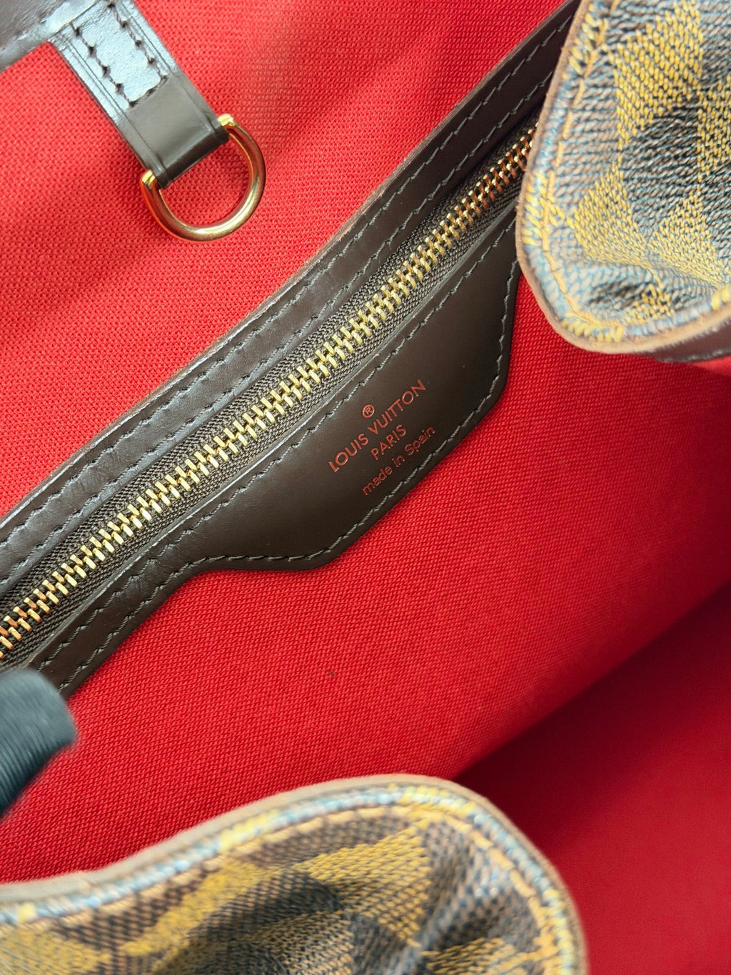 LOUIS VUITTON Damier Cabas Rivington Totebag