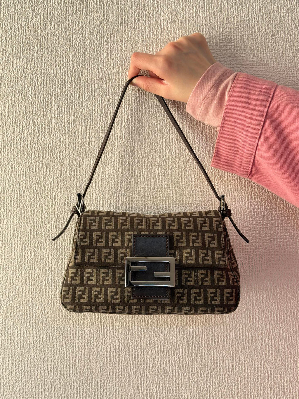 FENDI Zucchino Baguette