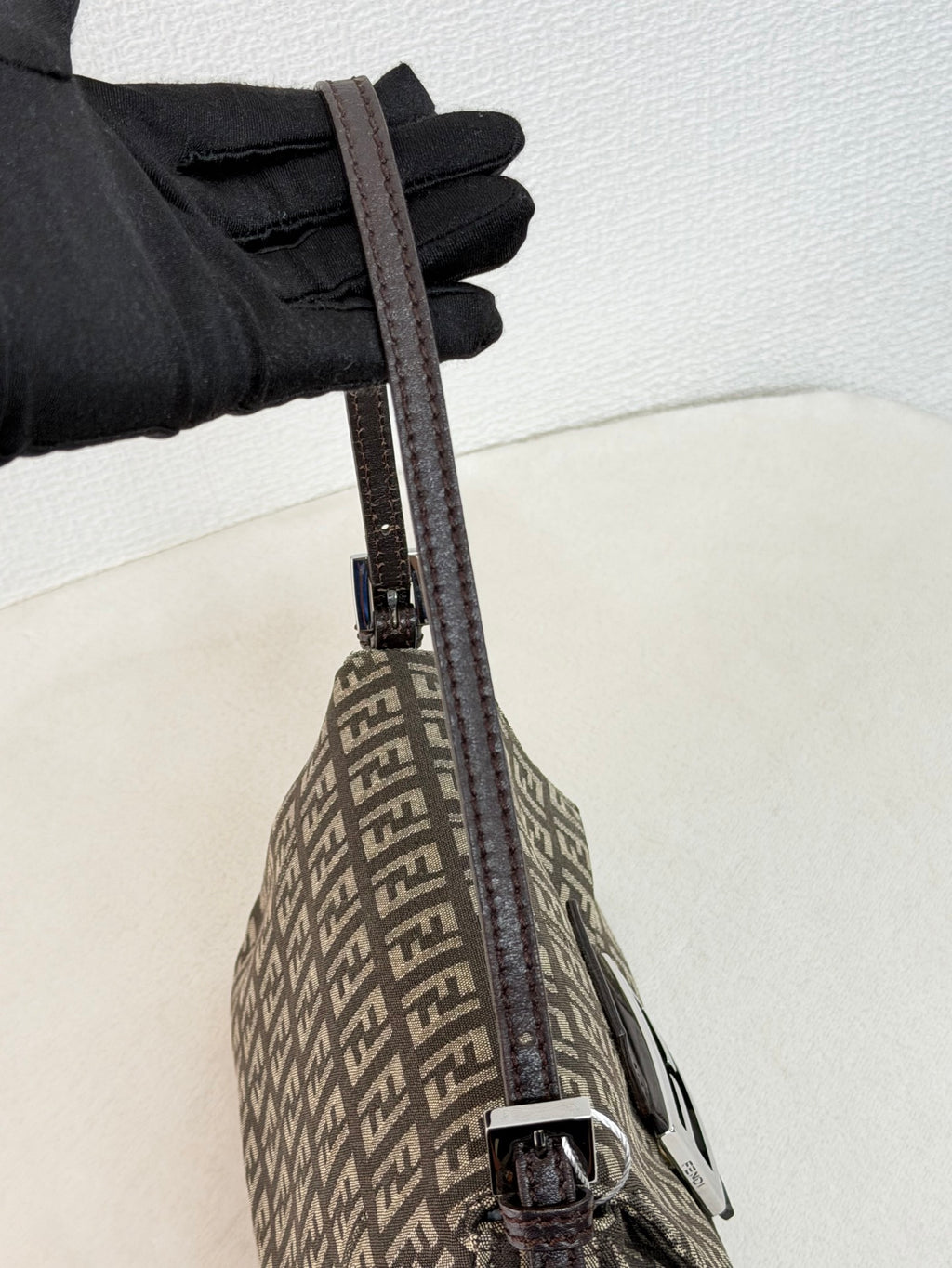 FENDI Zucchino Baguette