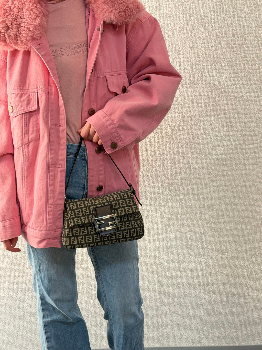 FENDI Zucchino Baguette