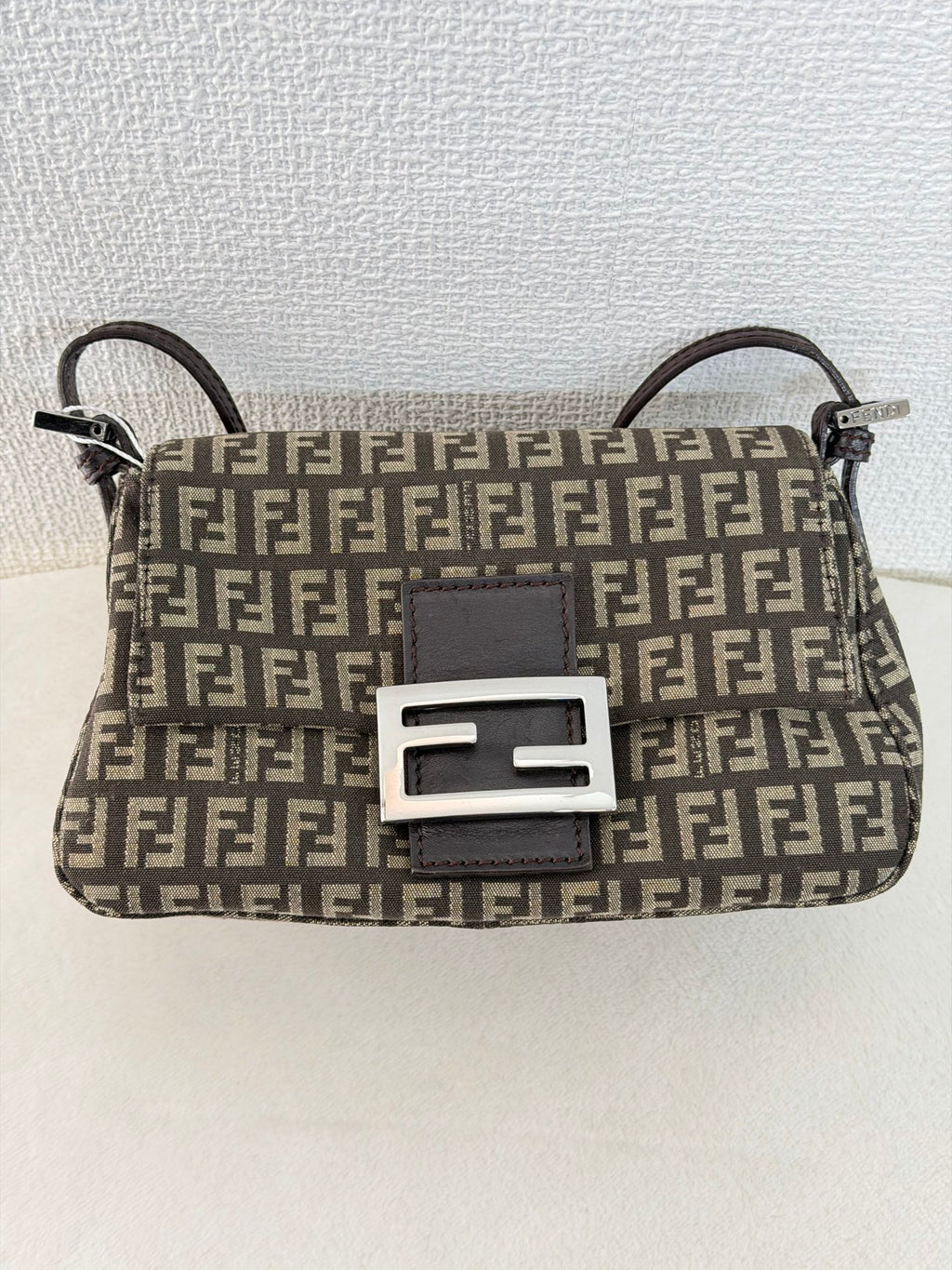 FENDI Zucchino Baguette