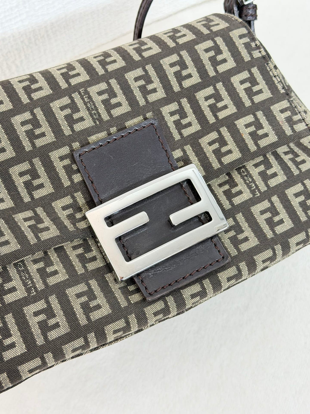 FENDI Zucchino Baguette