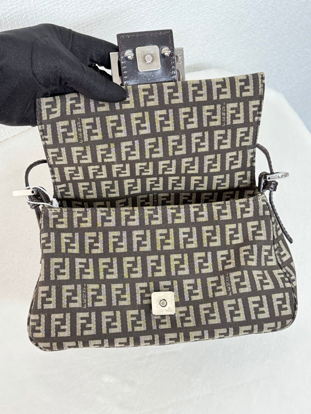 FENDI Zucchino Baguette