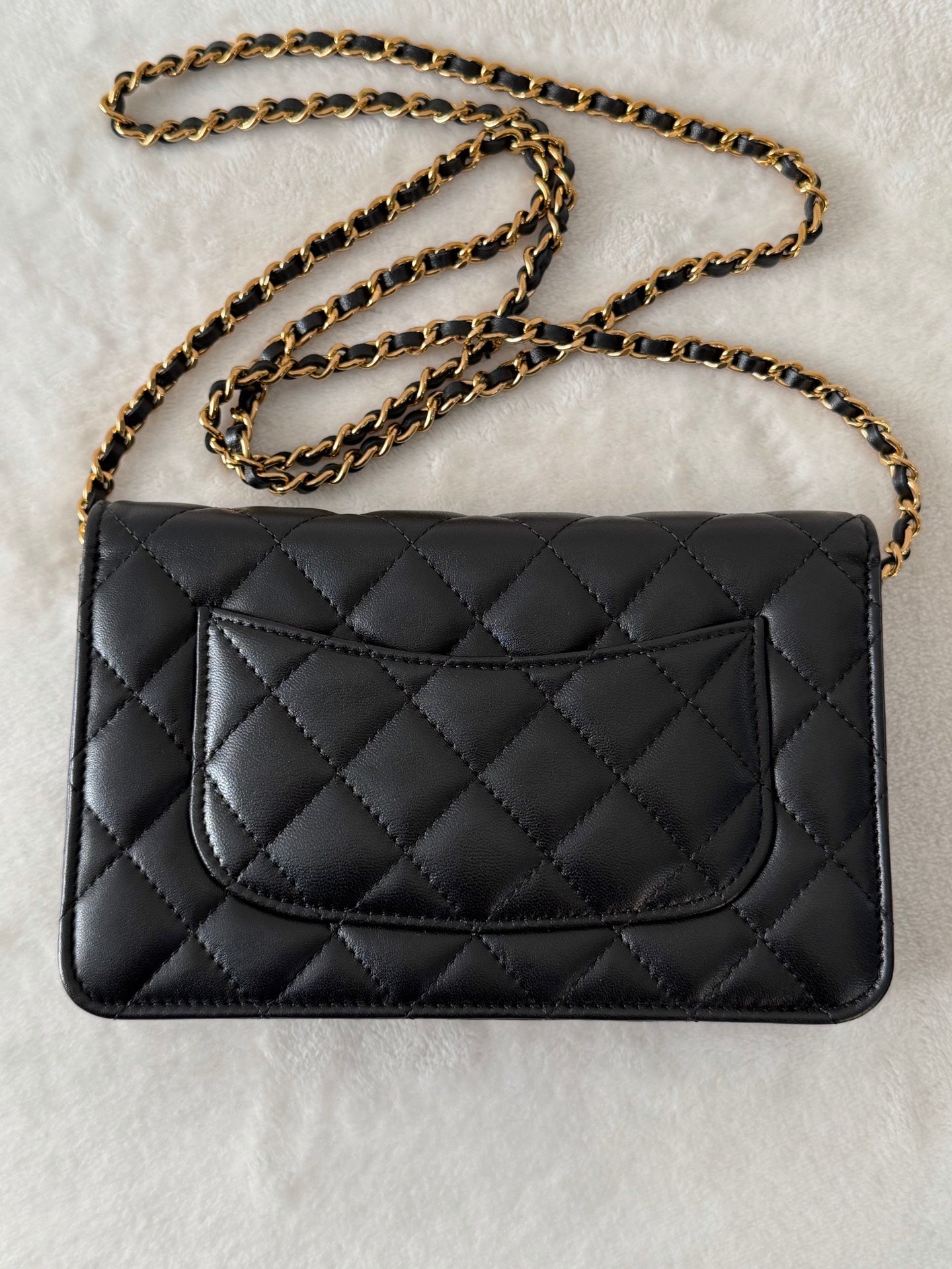 CHANEL Genuine Quilted Chainbag WOC