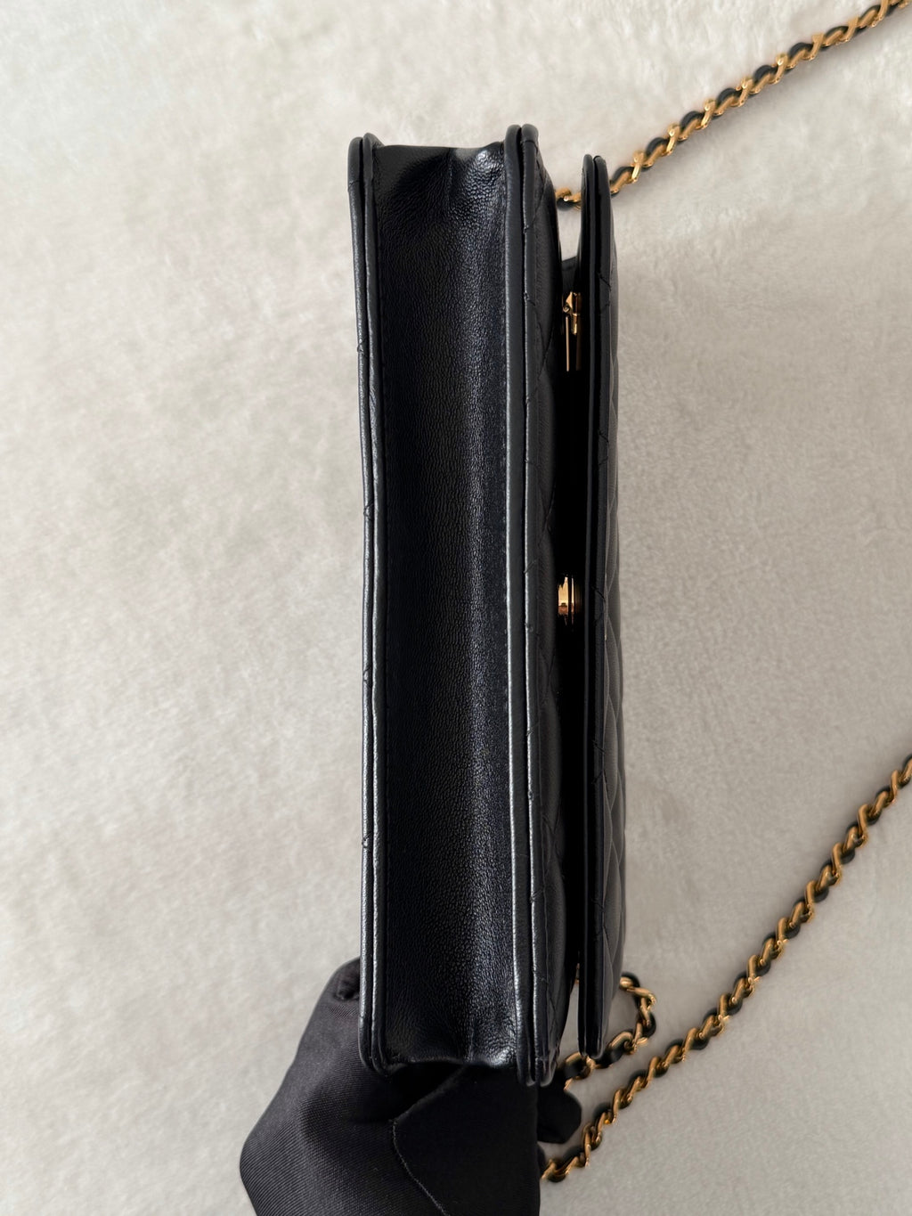 CHANEL Genuine Quilted Chainbag WOC