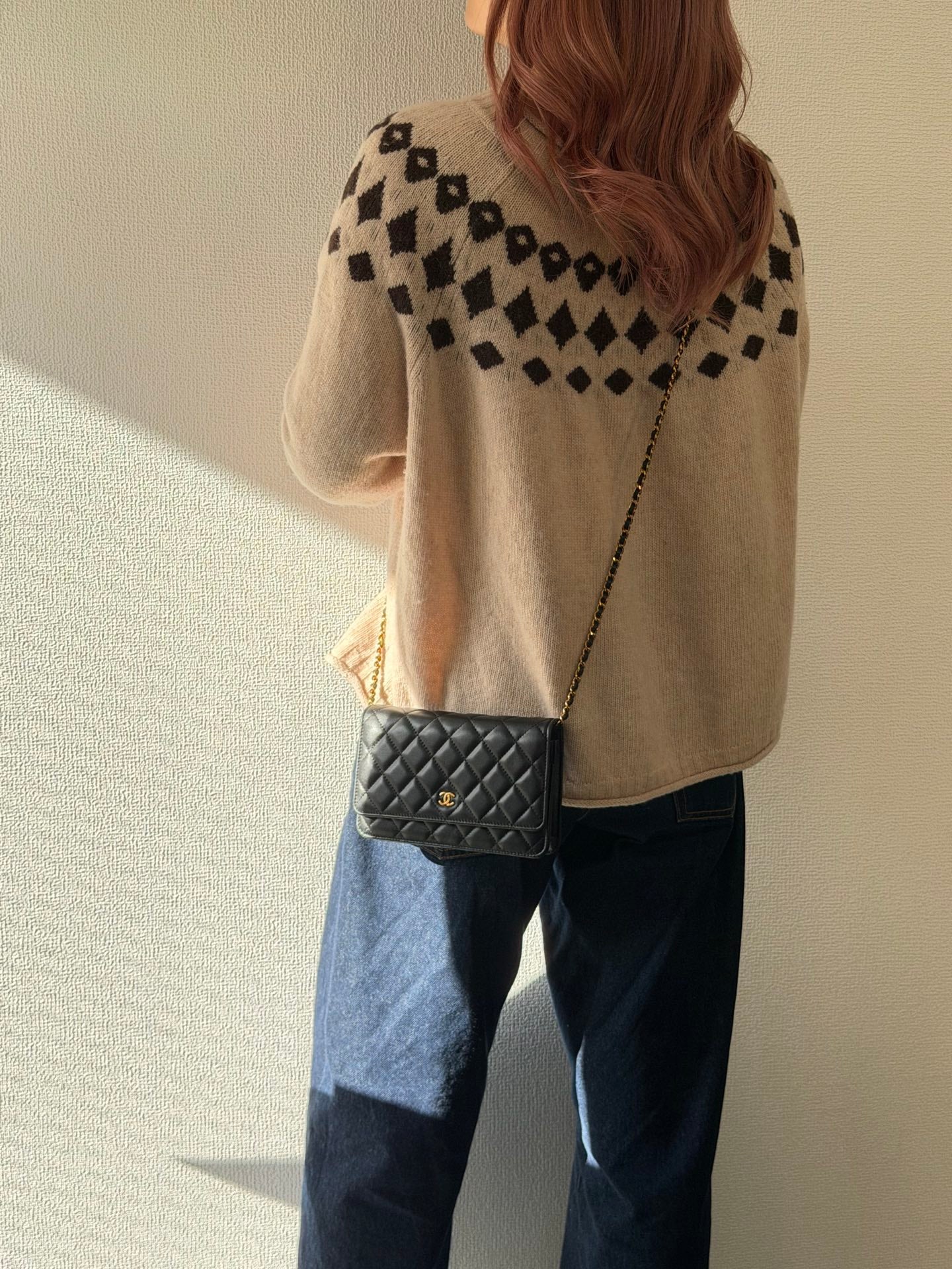 CHANEL Genuine Quilted Chainbag WOC