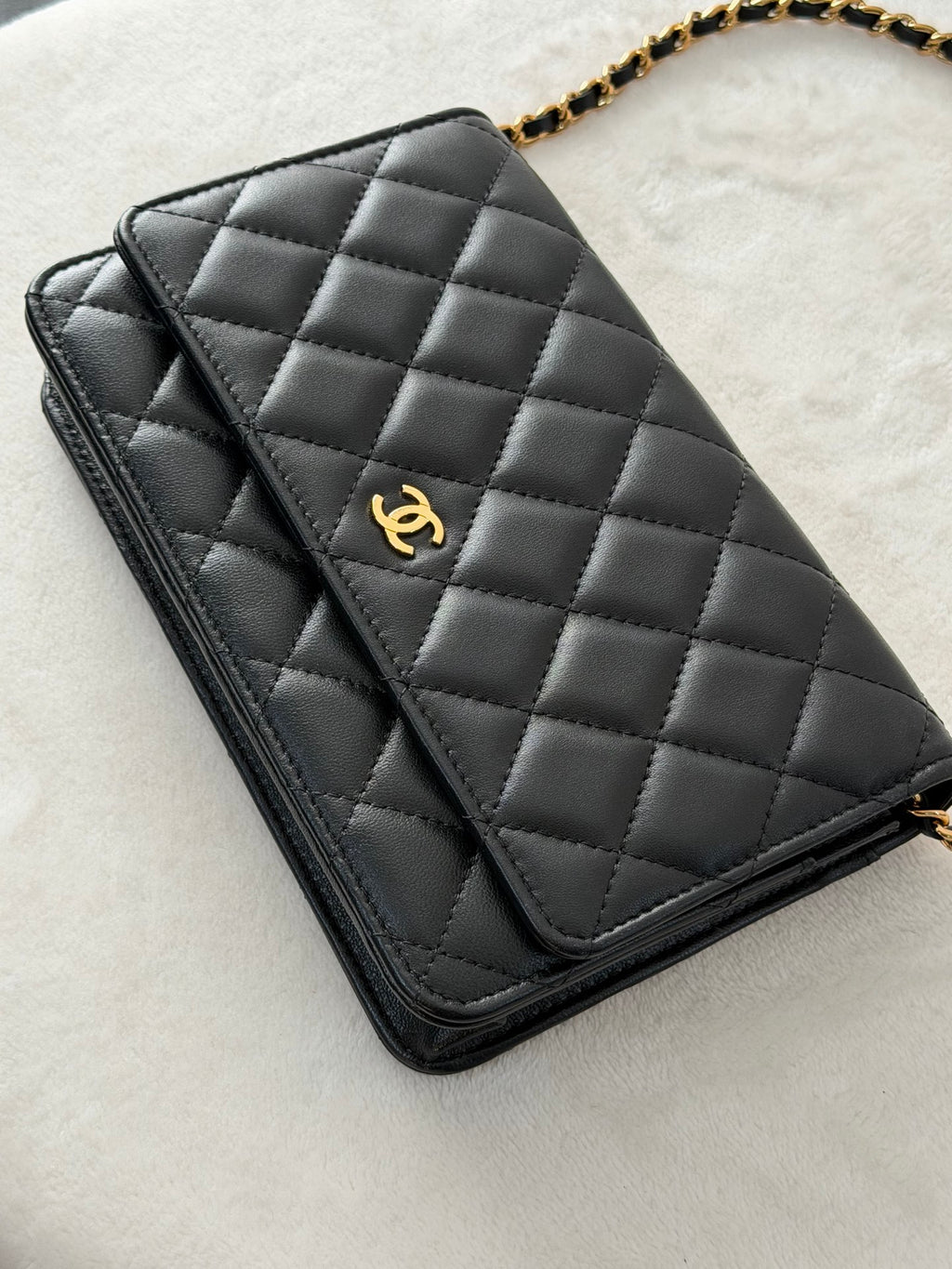 CHANEL Genuine Quilted Chainbag WOC