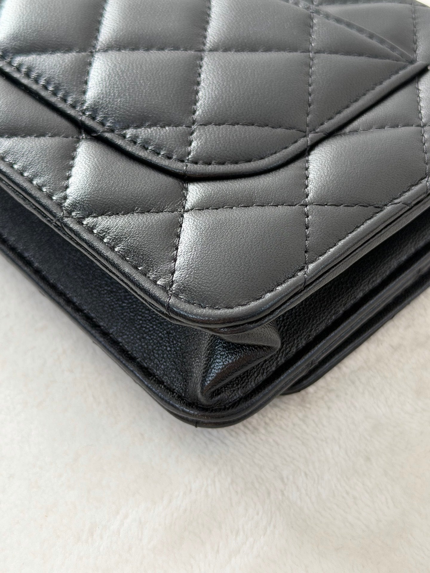 CHANEL Genuine Quilted Chainbag WOC
