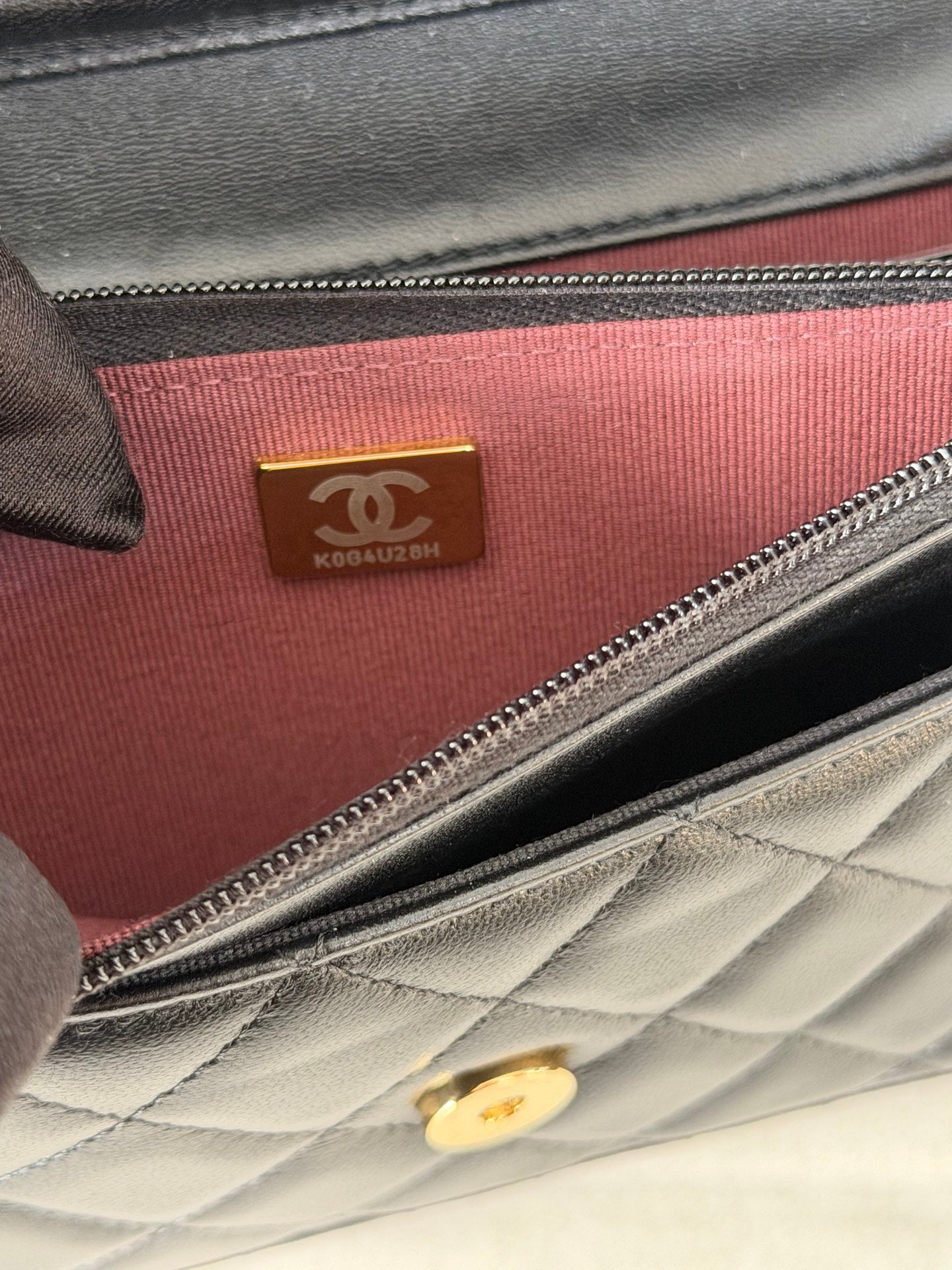 CHANEL Genuine Quilted Chainbag WOC