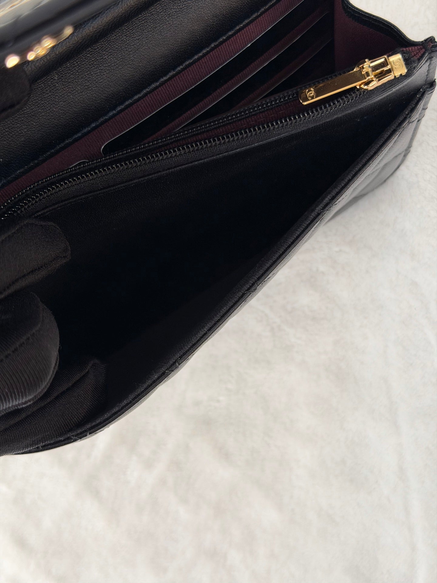 CHANEL Genuine Quilted Chainbag WOC