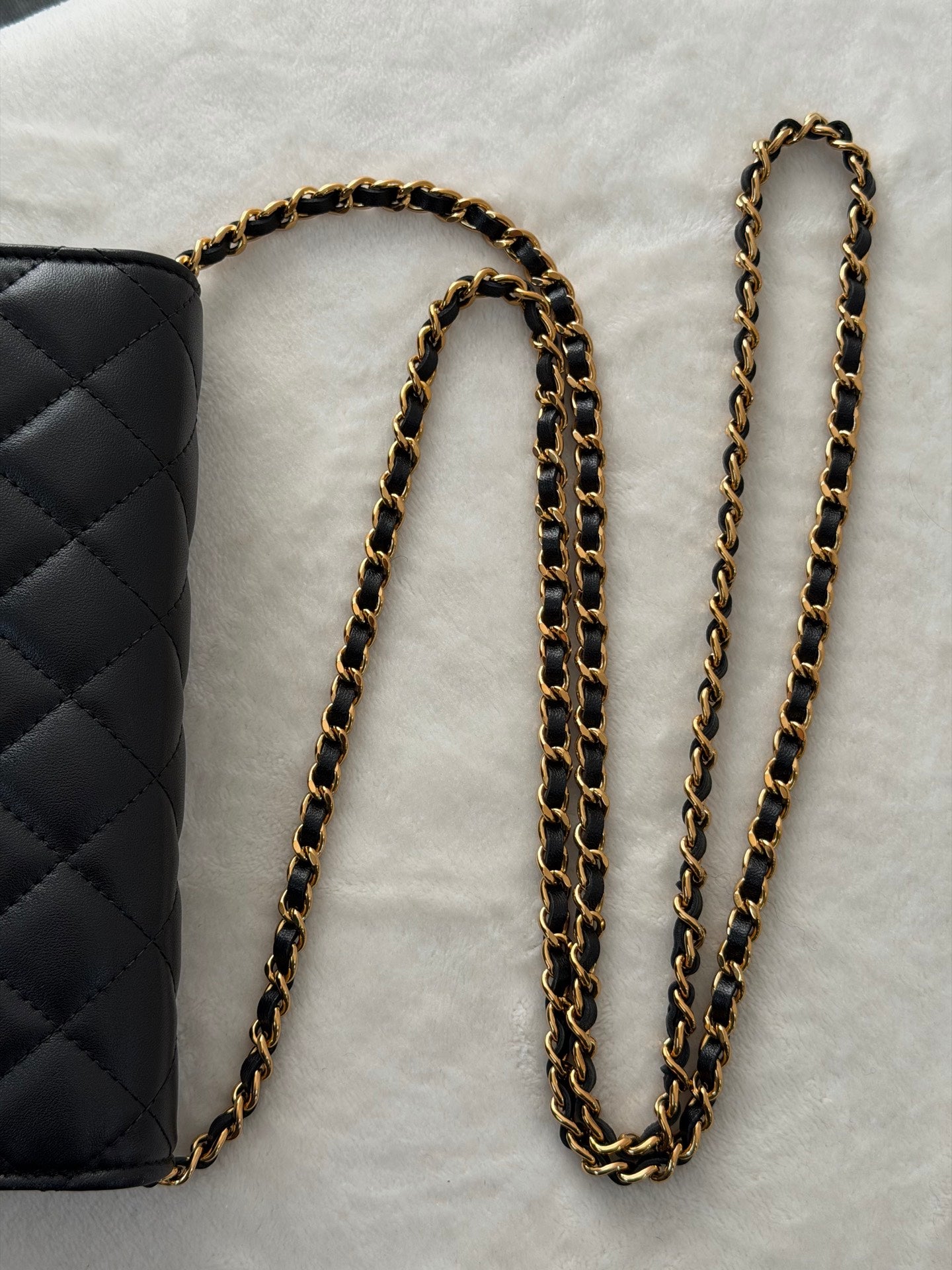 CHANEL Genuine Quilted Chainbag WOC