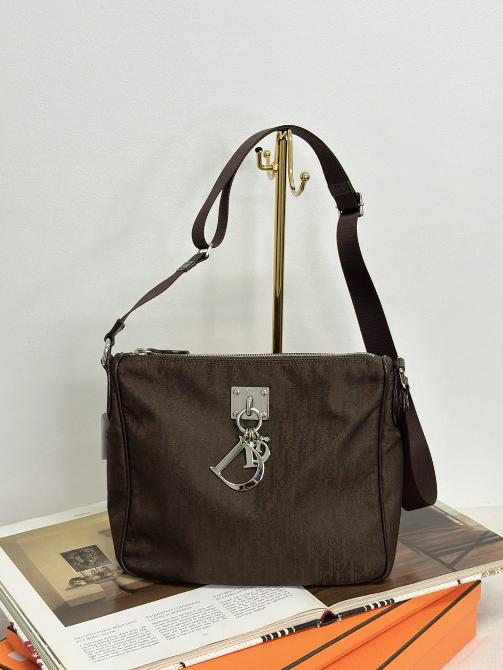CHRISTIAN DIOR D'Oblique Canvas Crossbody bag
