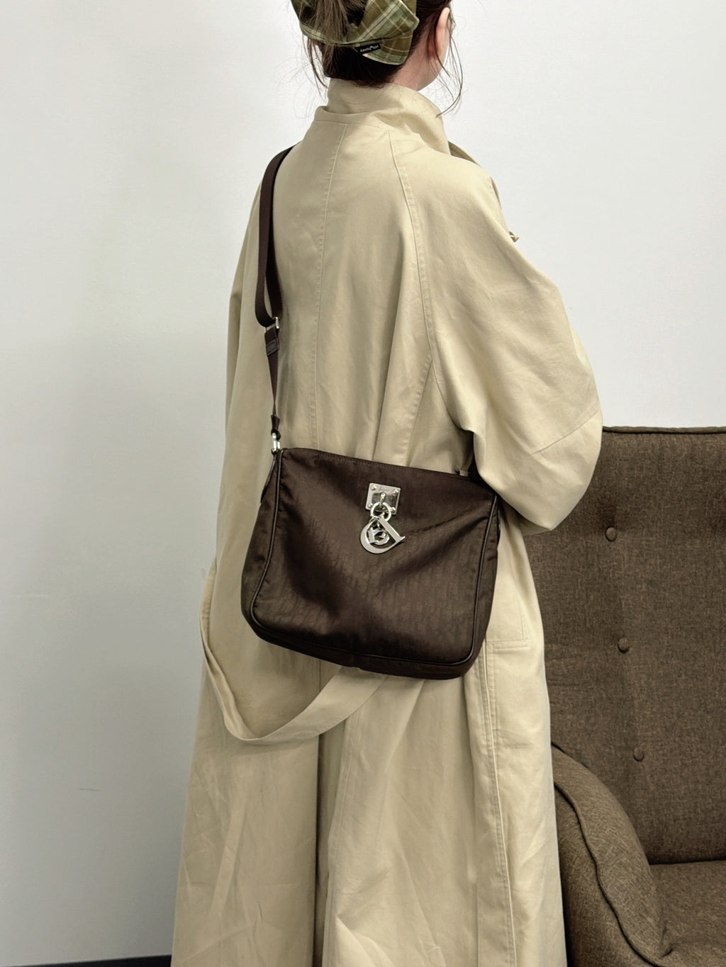 CHRISTIAN DIOR D'Oblique Canvas Crossbody bag