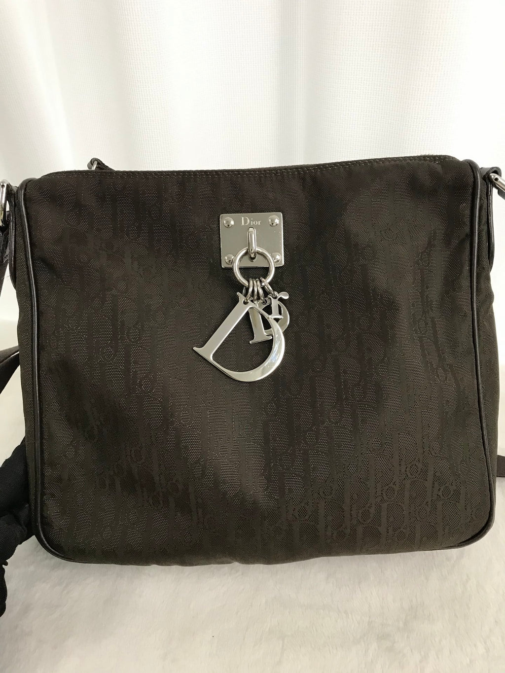 CHRISTIAN DIOR D'Oblique Canvas Crossbody bag