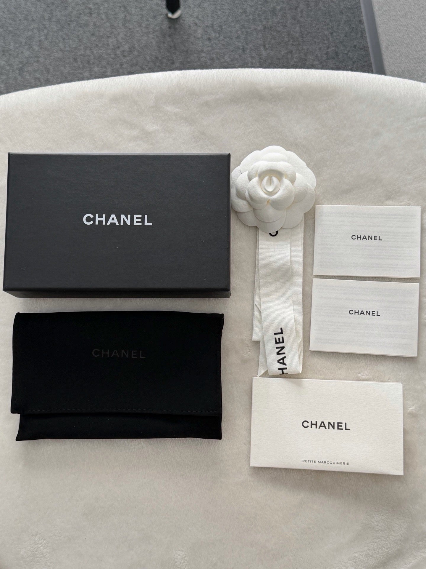 CHANEL DoubleC Logo Cavier Wallet