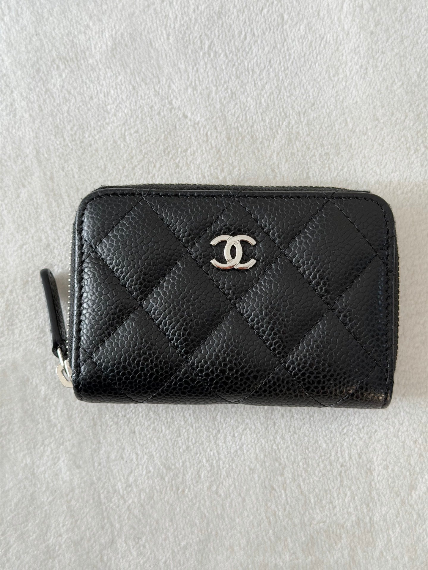 CHANEL DoubleC Logo Cavier Wallet