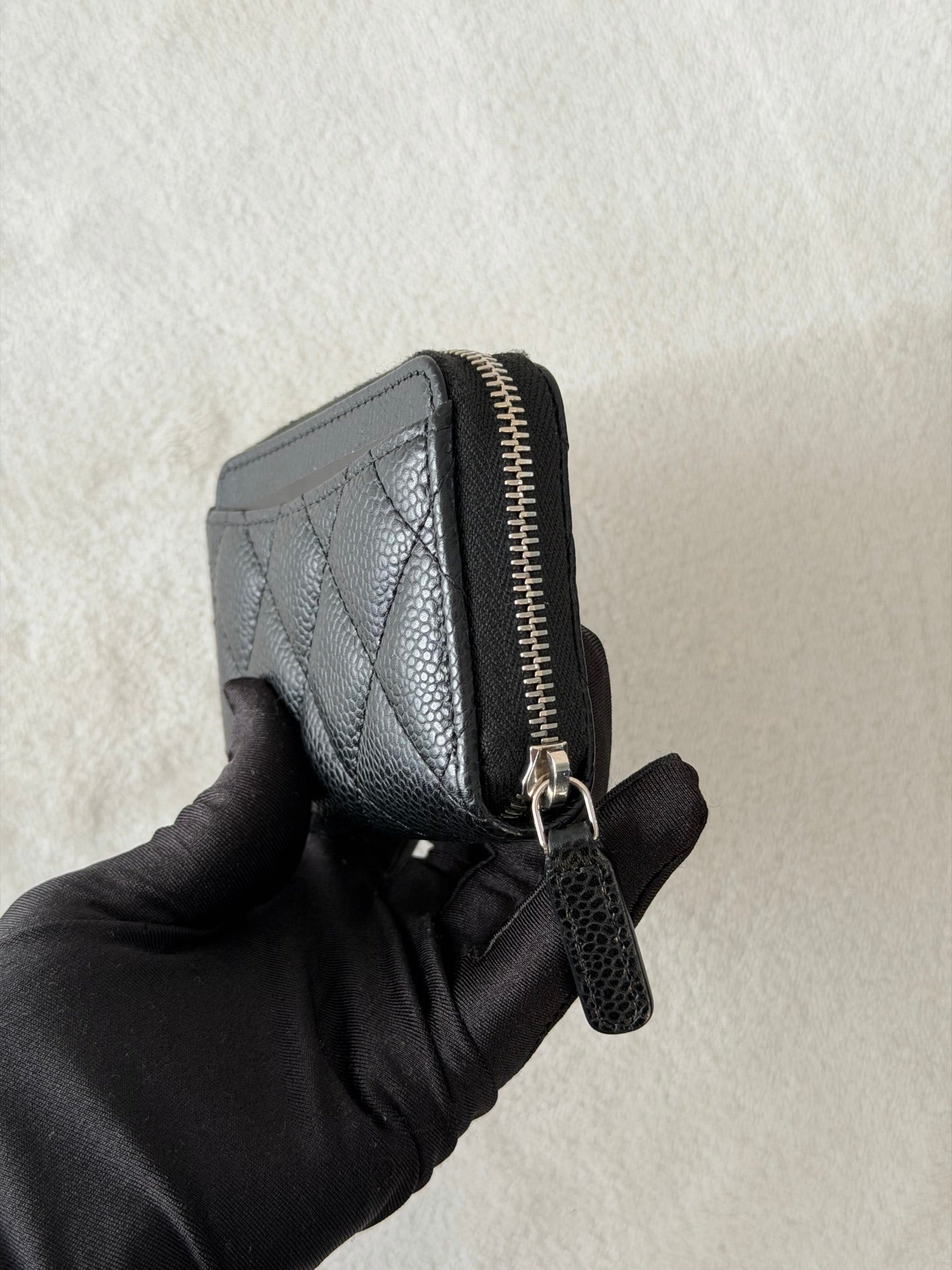 CHANEL DoubleC Logo Cavier Wallet