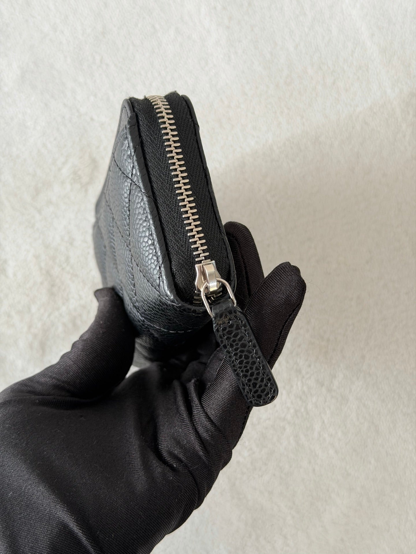 CHANEL DoubleC Logo Cavier Wallet