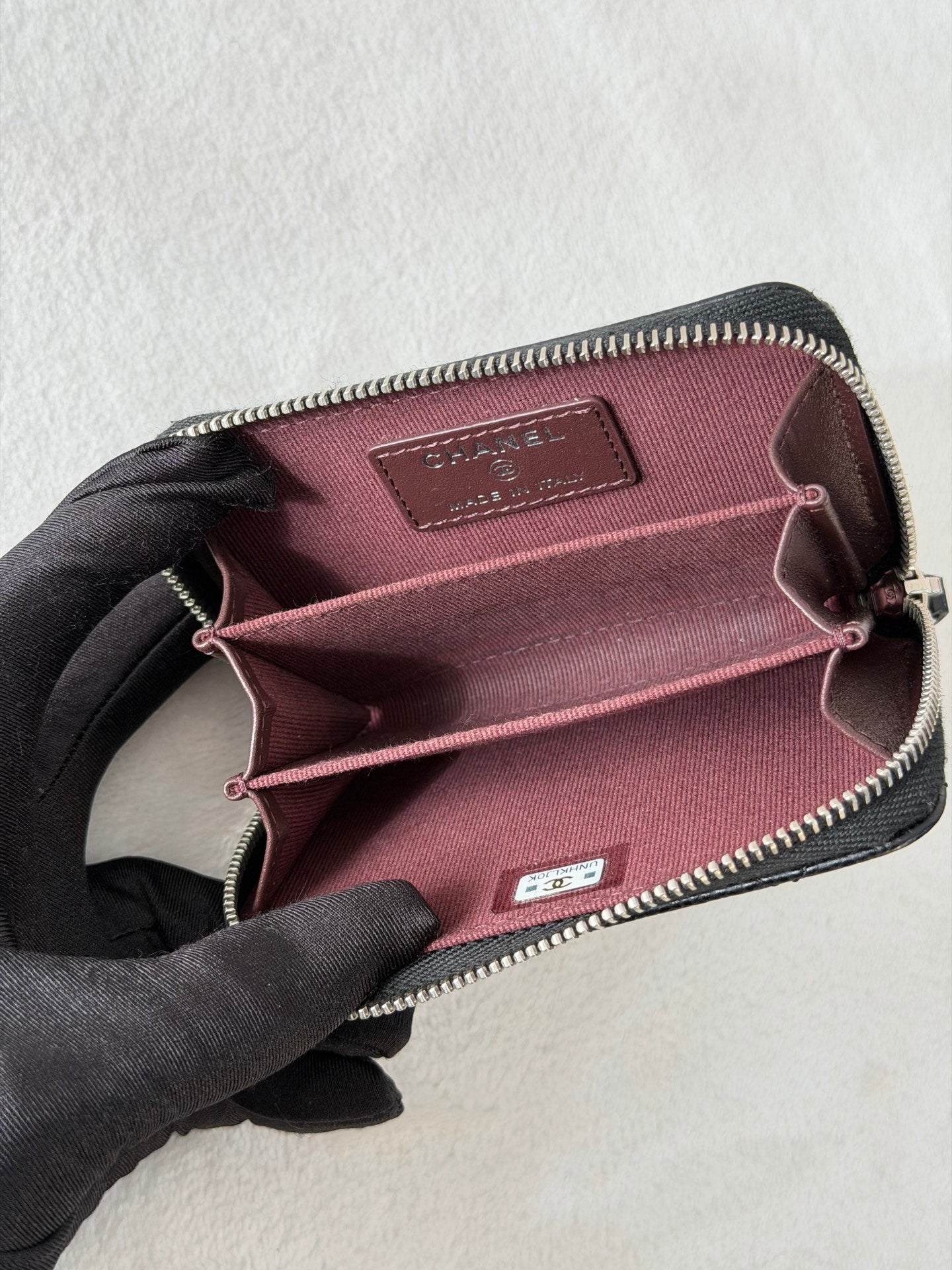 CHANEL DoubleC Logo Cavier Wallet