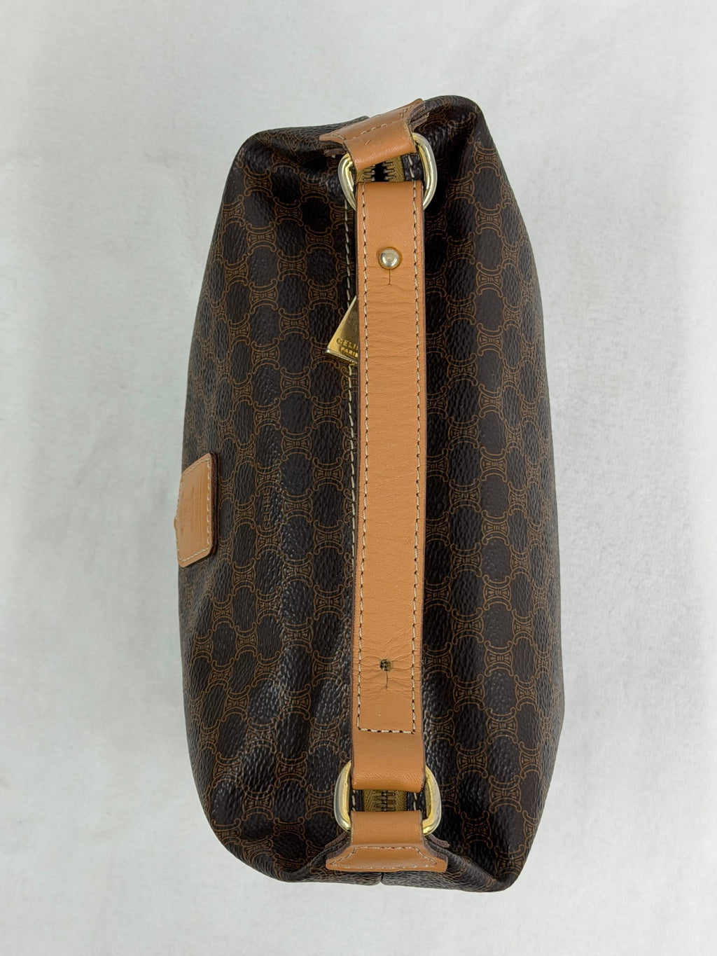 CELINE  Brown Macadam LunchBox Mini
