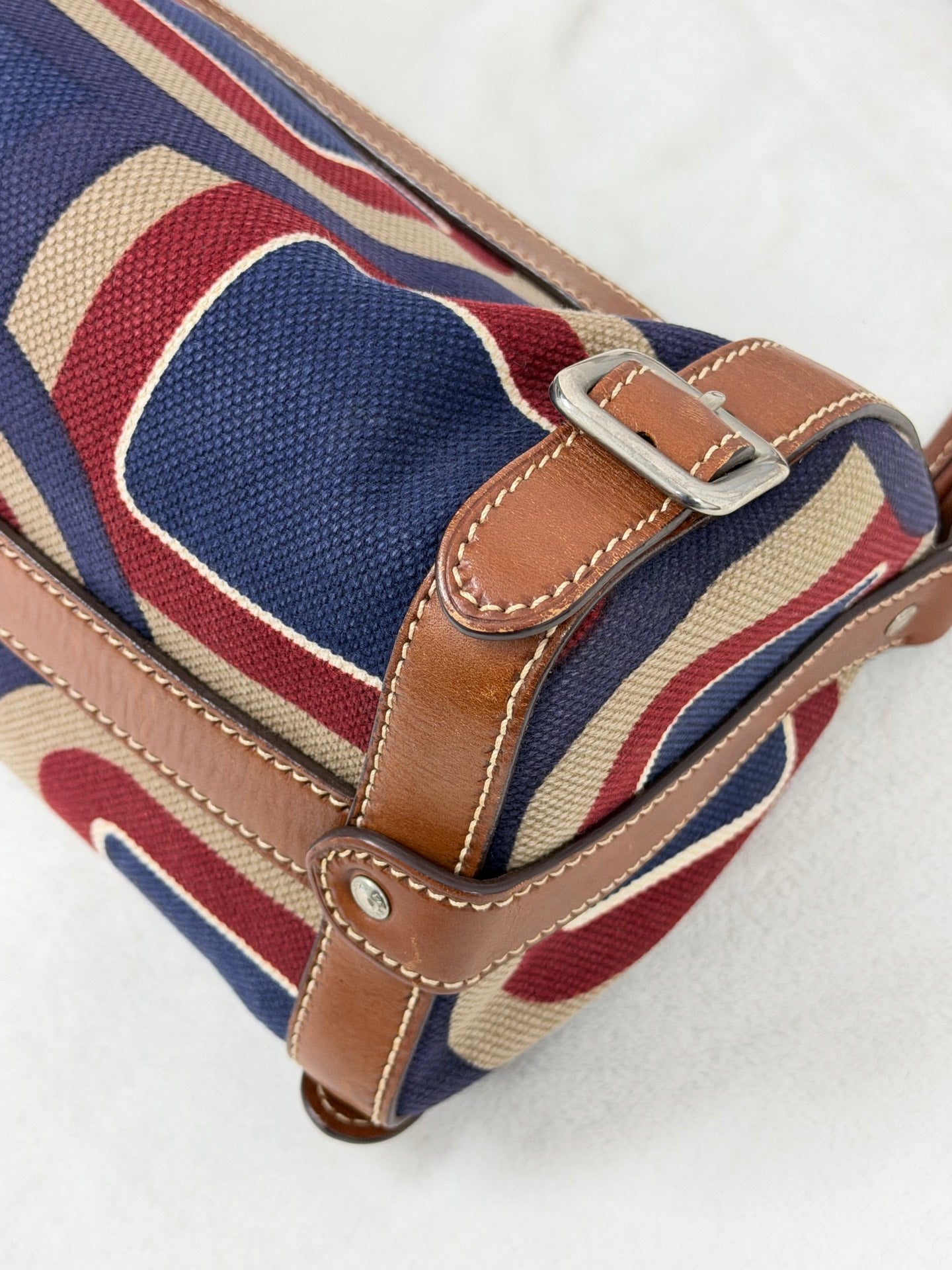 PRADA Color-block Barrel Bag