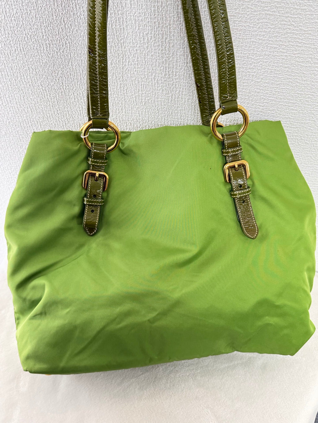 PRADA Green Tessuto Totebag