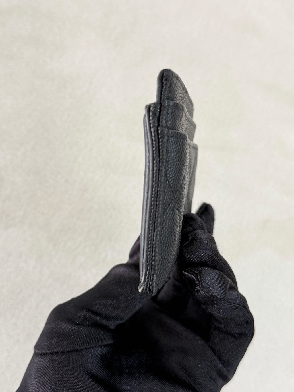 CHANEL Double-C Leather Wallet