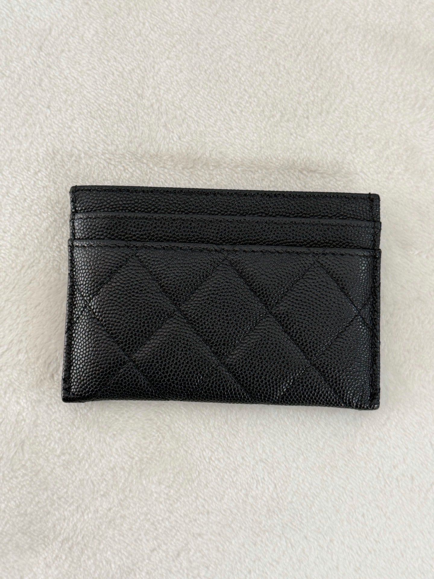CHANEL Double-C Leather Wallet