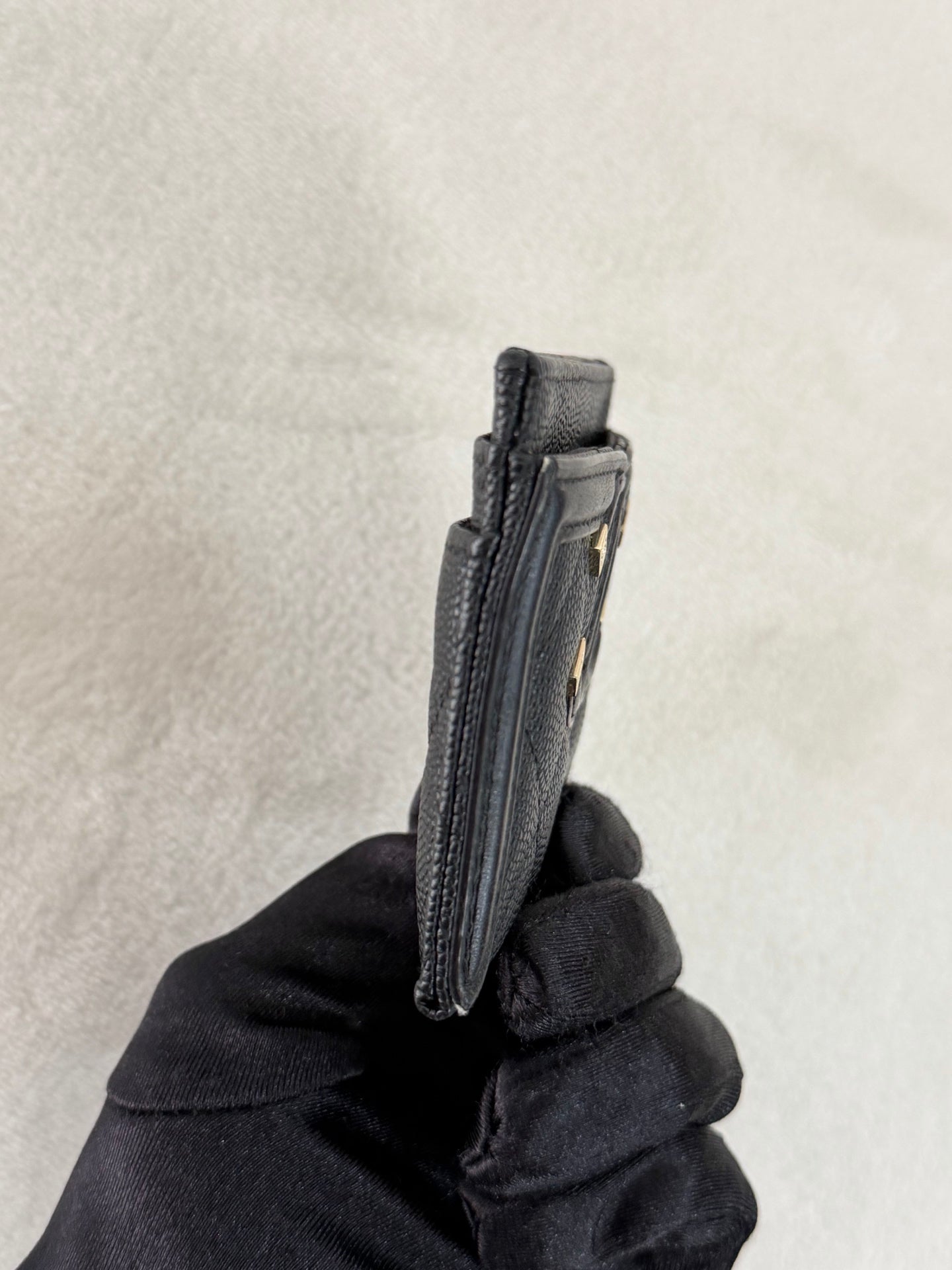 CHANEL Double-C Leather Wallet