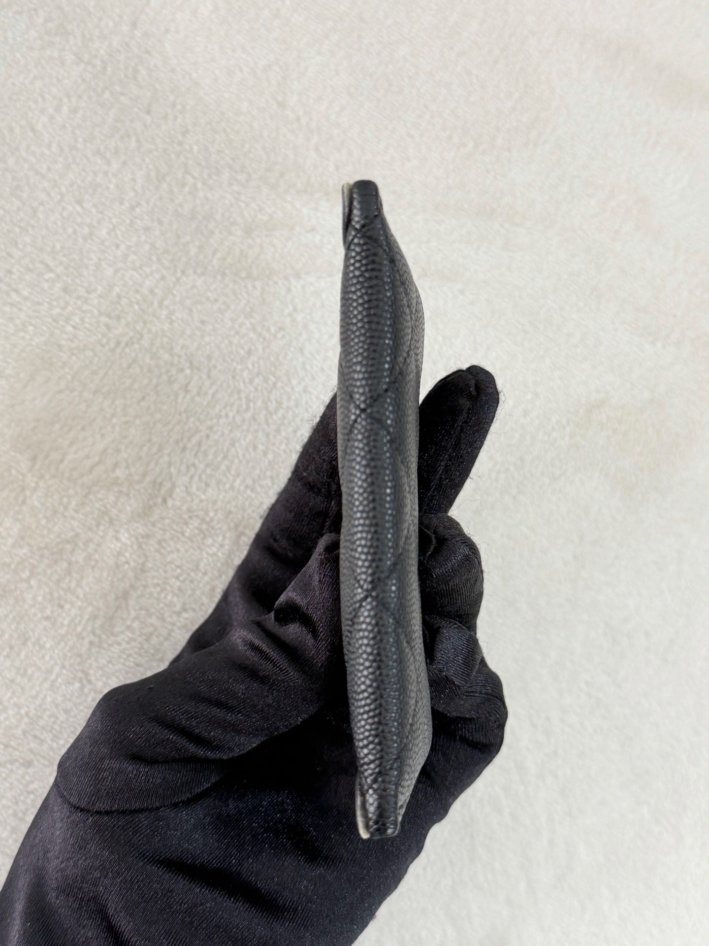 CHANEL Double-C Leather Wallet