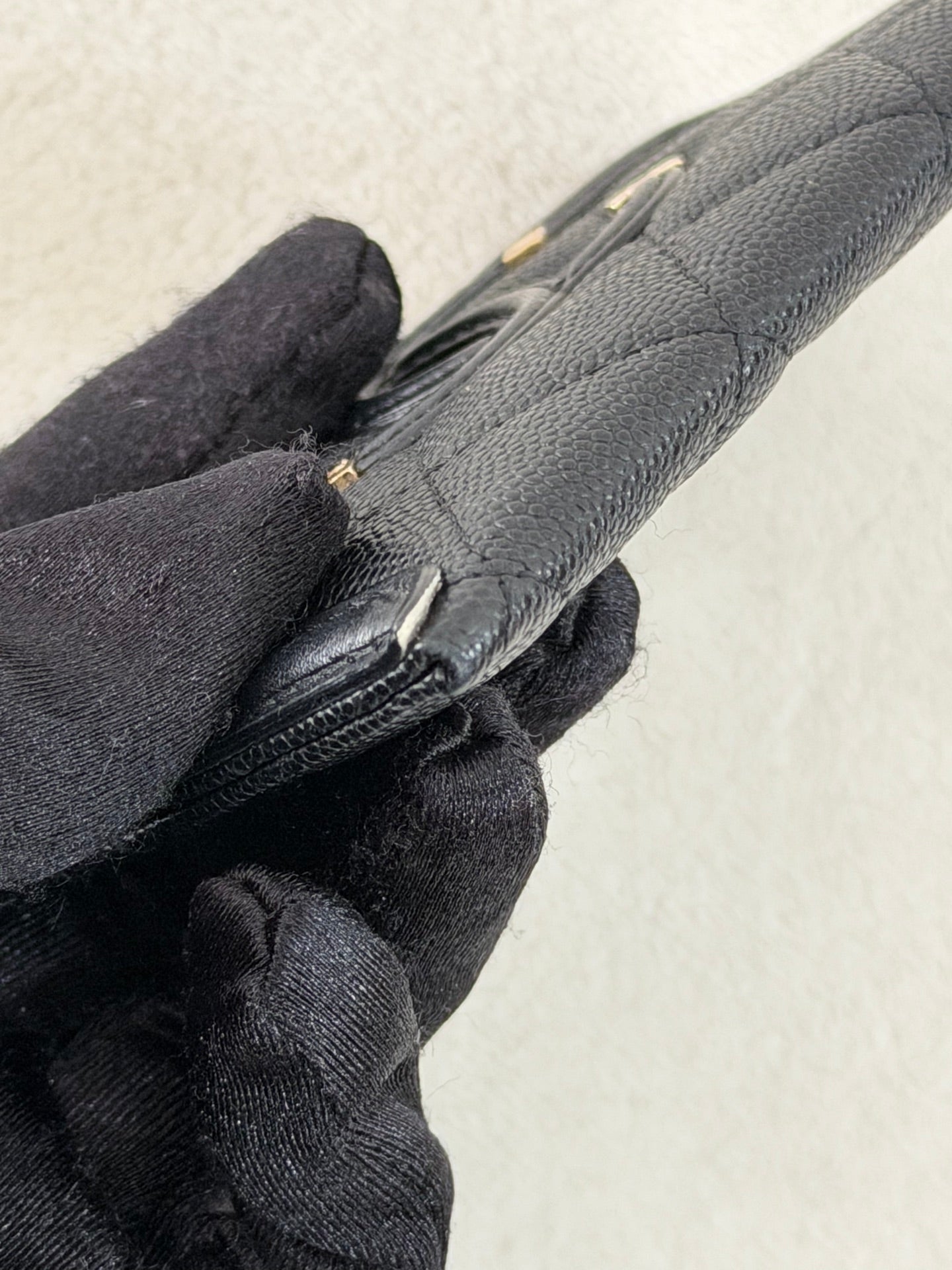 CHANEL Double-C Leather Wallet