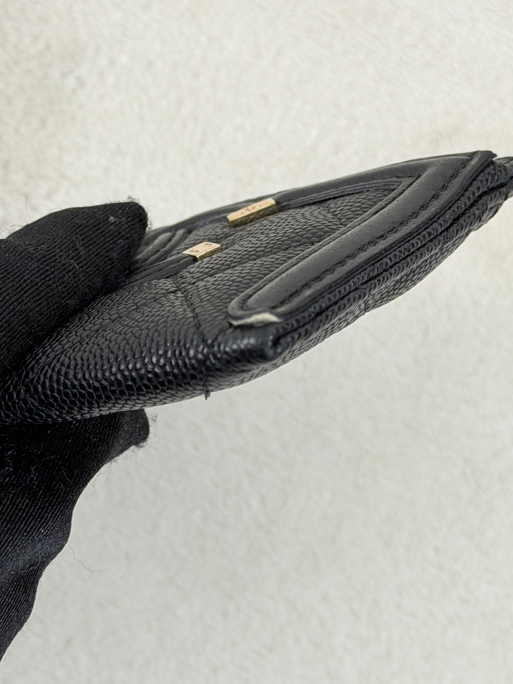 CHANEL Double-C Leather Wallet