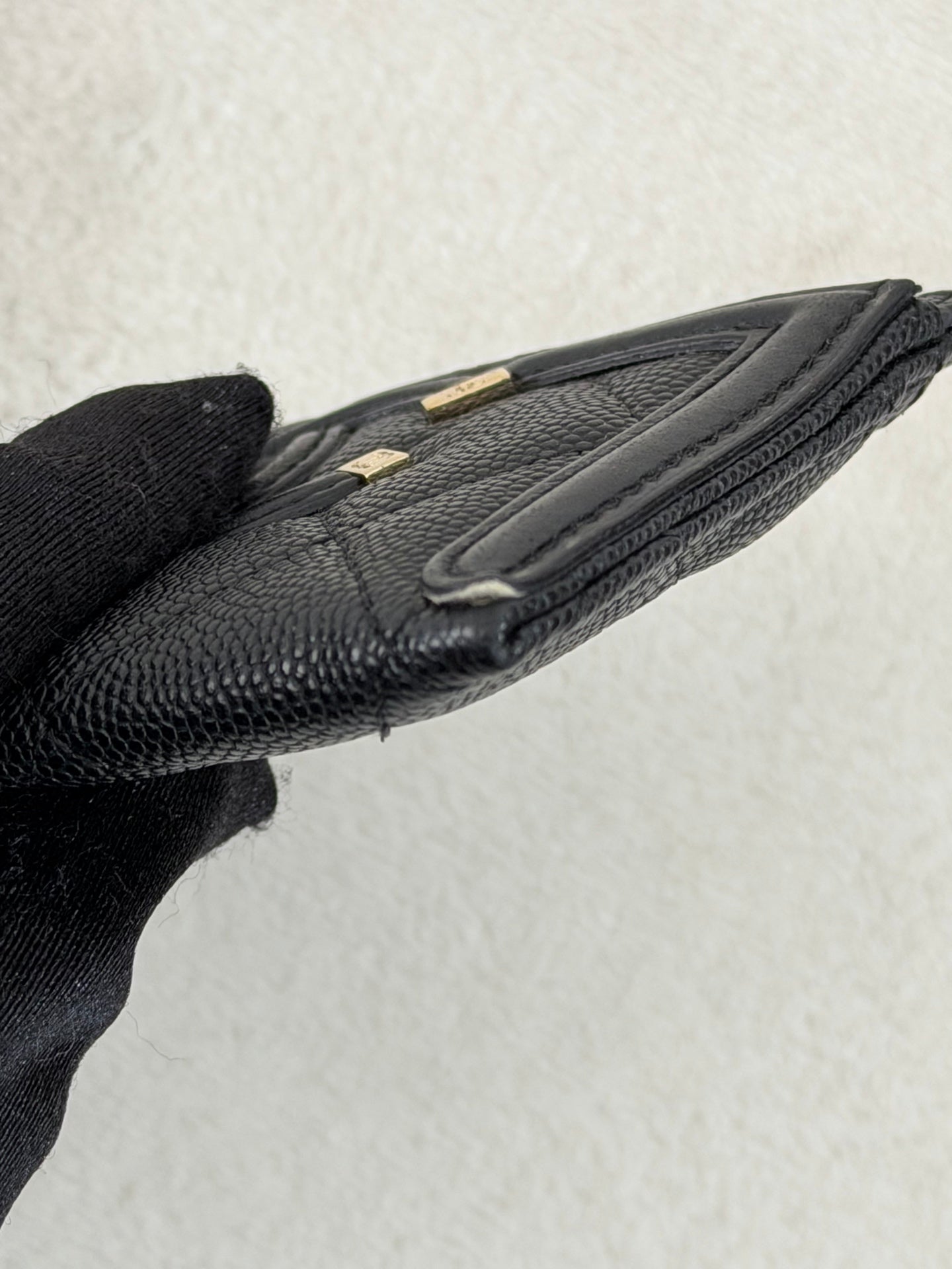 CHANEL Double-C Leather Wallet