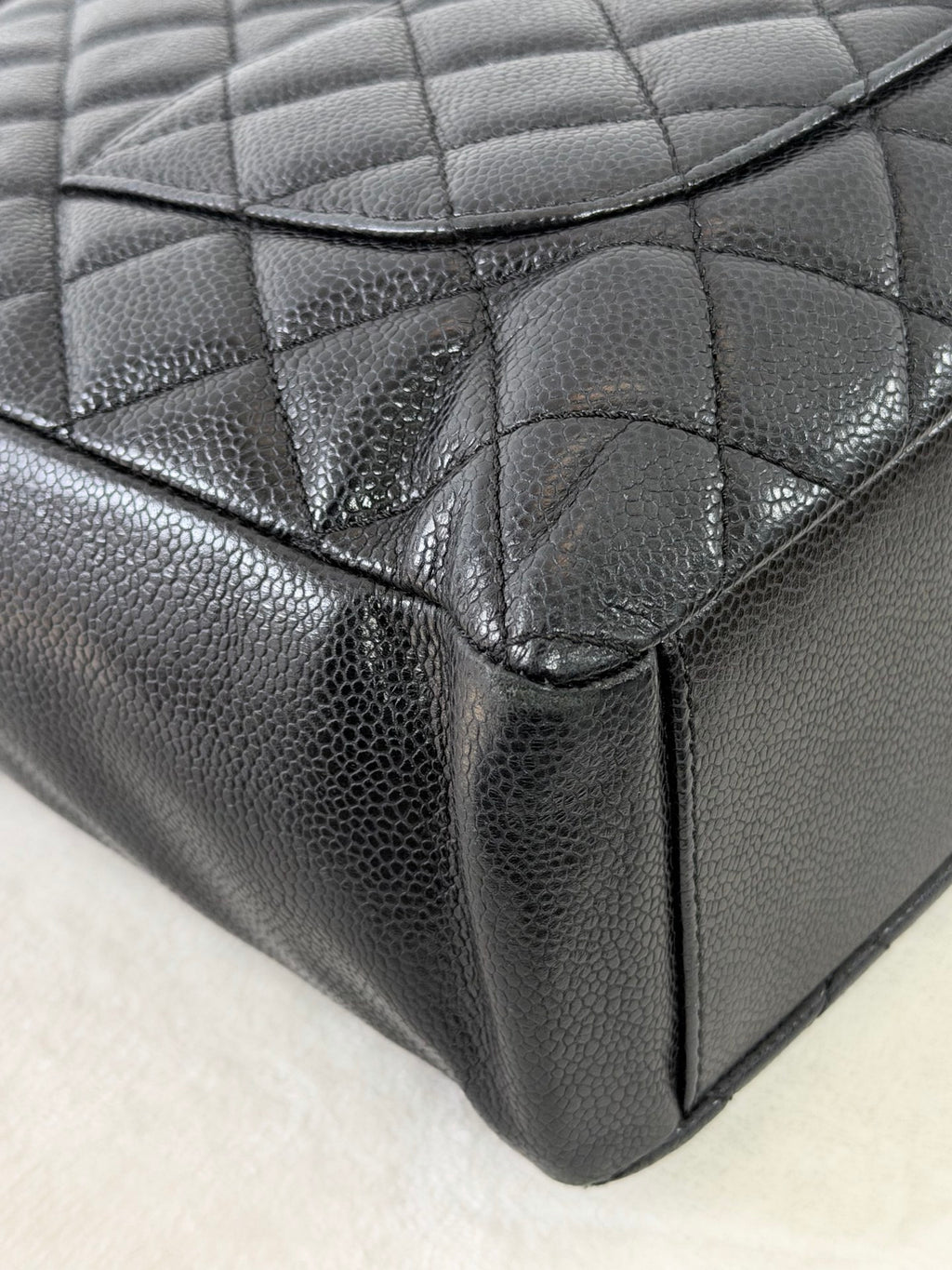 CHANEL Quilted Geuine GST Tote bag