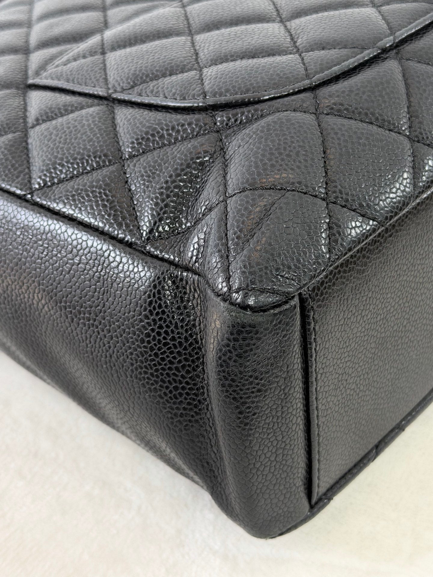 CHANEL Quilted Geuine GST Tote bag