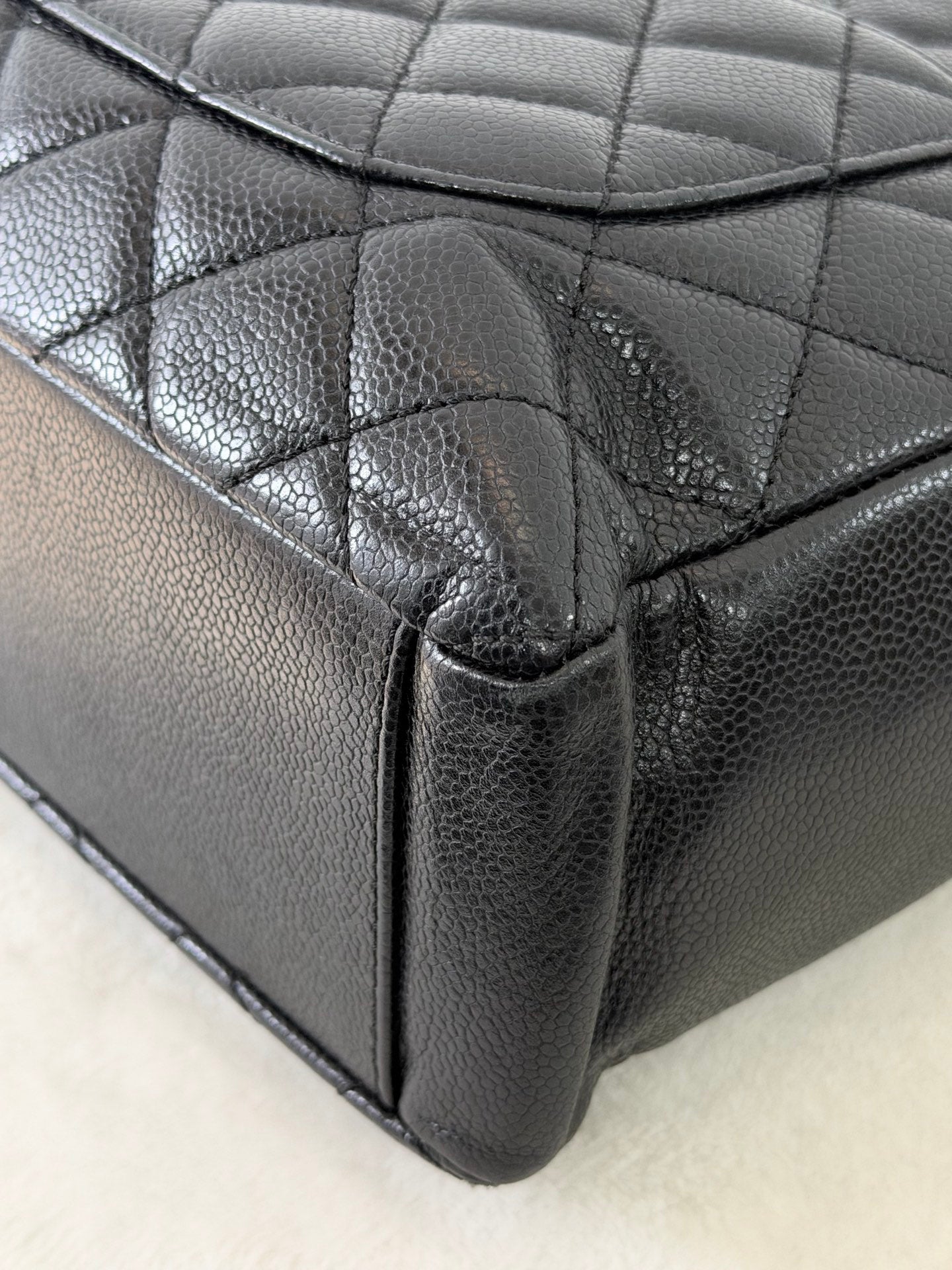 CHANEL Quilted Geuine GST Tote bag